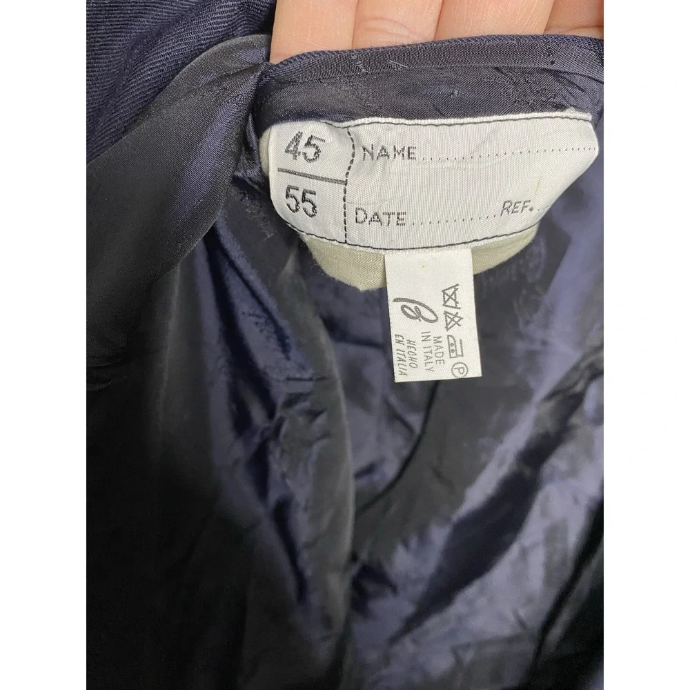 Brioni Men's Battaglia 100% Wool Blazer Blue Size 45‎ *read*